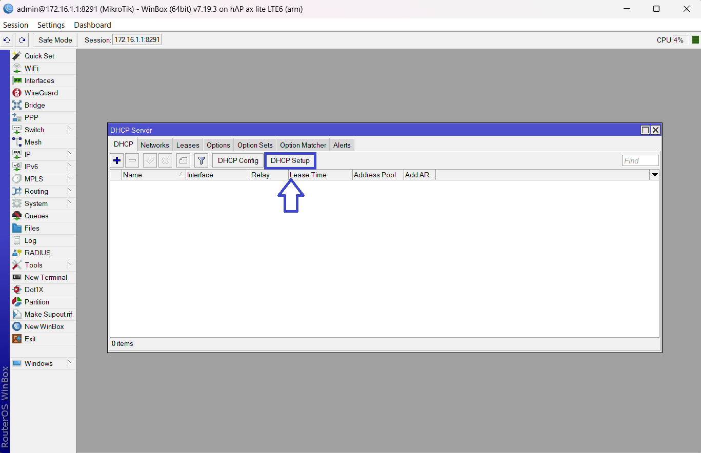 ایجاد DHCP Server