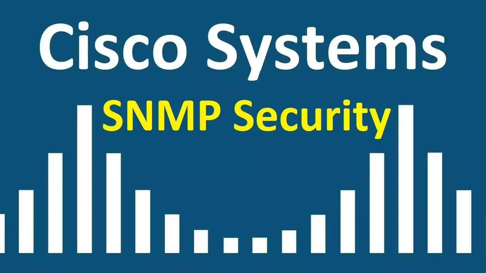 آموزش امن کردن SNMP سویچ و روتر سیسکو