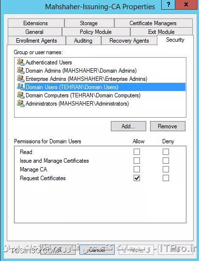 آموزش جامع PKI در مایکروسافت و Active Directory Certificate Services : قسمت یازدهم