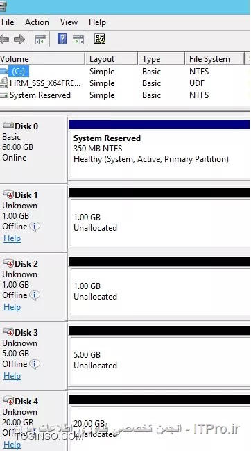 آموزش استفاده از iSCSI Initiator و استفاده از SAN Storage