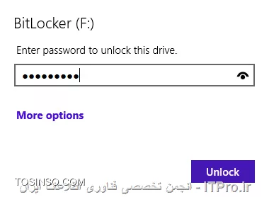 غیر فعال کردن Bitlocker و Decrypte کردن درایو در ویندوز 7 و 8.1