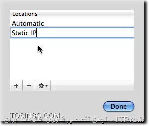 تنظیم آی پی در Os x