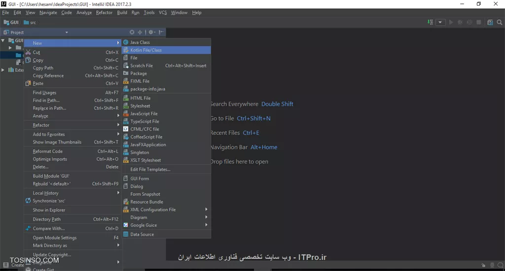 وب سایت توسینسو