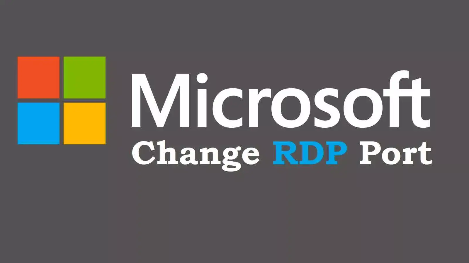 آموزش تغییر پورت پیش فرض Remote Desktop