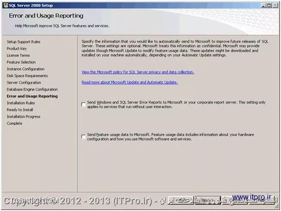آموزش تصویری نصب SQL Server