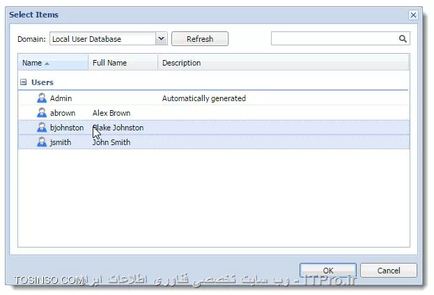 انتخاب کاربران safe search