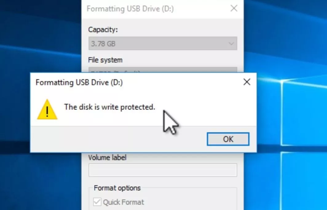آموزش رفع مشکل Write Protected فلش و فرمت نشدن