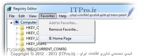 !!! Registry چیست ؟

رجیستری ویندوز یا همان Windows Registry یک پایگاه داده است که بسیاری از تنظیمات ویندوز از جمله تنظیمات سخت افزارها و نرم افزارهای نصب شده در ویندوز را در خود ذخیره میکند. تقریبا تمامی تنظیماتی که شما در محیط گرافیکی ویندوز انجام میدهید در نهایت در رجیستری ثبت میشوند . در این آموزش تصمیم داریم تا با Registry Editor آشنا بشیم و روش ساخت کلیدها و داده ها و ویرایش آنها را با هم مرور کنیم ، یکی از کارهایی که ویروسها میکنند همین هست ، آنها با تغییرات در رجیستری  ویندوز میتوانند کارهای زیادی انجام دهند مثلا جلوی نمایش فایلهای مخفی را بگیرند!!! یا با هر بار بوت شدن ویندوز خوشون رو اجرا کنند . رایجترین راه برای دسترسی به رجیستری تایپ Regedit در Run است که با اجرا شدن دستور پنجره ی Windows Registry را مشاهده میکنید. با تصویر زیر دقت کنید، با کلیک بر روی هر کدام از این شاخه ها در سمت چپ میتوانید زیر شاخه ی آن که کلید هم نامیده میشوند ببینید و با انتخاب هر کلید میتوانید مقادیر و داده های آن را در سمت راست مشاهده کنید و با دابل کلیک روی هرکدام از داده ها میتوانید مقدارش را مشاهده و یا ویرایش کنید و یا با راست کلیک روی آنها و انتخاب Rename میتوانید نامشان را عوض کنید

||http://www.tosinso.com/files/get/a4da1b97-9c9f-4810-9ded-9c5a7768da0c||

!!! معرفی شاخه های اصلی

در این پایگاه داده چند شاخه اصلی را مشاهده میشود ، که اصطلاحا به آنها Hive (کندو) گفته میشود و با باز کردن هر کدام ، زیر مجموعه های آنها را بصورت یک ساختار درختی مشاهده میکنید توضیح بسیار کوتاه راجع به هر کدام میدهیم:

* *HKEY__CLASSES__ROOT :* شامل تناظر پسوند فايل ها و یک سری تنظیمات دیگر در ویندوز است.
* *HKEY__CURRENT__USER :* این شاخه به HKEY USERS اختصاص داده شده است و هر تغییراتی که در آن اعمال میشود در HKEY__USERS و در SID آن کاربر مورد نظر هم دیده میشود ، این شاخه شامل تنظيماتي می باشد مختص آن كاربری که لاگین کرده.
* *HKEY__LOCAL__MACHINE :* شامل تنظيماتي است كه به طور سراسري به ویندوزتان اعمال مي شود و به كاربرتان وابسته نيست.
* *HKEY__USERS :* این شاخه ، شامل اولویتهای منحصر به فرد برای هرکاربر میباشد.هر کاربر با استفاده از یک SID قرار گرفته در زیر شاخه اصلی نمایش داده میشود.
* *HKEY__CURRENT__CONFIG :* این شاخه به تنظیماتی مختص پیکربندی سخت افزار سیستم میباشد.


!!! ایجاد یک کلید یا داده جدید

زمانی که شما روی یک کلید راست کلیک میکنید منویی به شکل زیر نمایش داده میشود و با کلیک بر روی New انواع داده ها را مشاهده میکنید

||http://www.tosinso.com/files/get/8af1945f-5a91-40c7-be22-a9f238db013f||
با انتخاب Key یک کلید یا یک شاخه دیگر ایجاد خواهد شد و با انتخاب دیگر موارد میتوانید دیگر انواع داده ها را اضافه و مقدار دهی کنید


!!! انواع داده های رجیستری :

*String Value یا REG_SZ : *یک رشته استاندارد است که برای نمایش متن قابل خواندن برای انسان بکار گرفته میشود.

*Binary Value یا REG_BINARY :* داده ها را بشکل داده های باینری خام ذخیره میکند. اکثر اطلاعات مربوط به اجزاء سخت افزار بشکل داده های باینری هستند. و در یک ویرایشگر میتوانند به شکل هگزیمال نمایش داده شوند

*DWORD Value یا REG_DWORD :* این نوع، داده را با یک عدد چهار بیتی نمایش میدهند یعنی در محدوده 0 تا 42949672295 و معمولا برای مقادیر بولی بکار میرود برای مثال عدد 0 یعنی غیر فعال و عدد 1  برای فعال و ممکن است اعداد دیگر هم برای تغییرات دیگر باشند

*Multi-StringValue یا REG MULTI SZ :* یک رشته چندگانه است و جهت نمایش مقادیری که شامل مقادیر چند گانه و یا لیستها بوده و هر کدام توسط یک کاراکتر NULL از یکدیگر جدا شده اند بکار میرود

*Expandable String Value یا REG EXPAND SZ :* یک رشته داده قابل رشد است که رشته شامل یک متغیر میباشد که با فراخوانی برنامه های کاربردی جایگزین خواهد شد.


!!! تهیه نسخه پشتیبانی از کلیدهای رجیستری

اگر بخواهید از یک کلید یک نسخه صادر کنید تا در صورتی که در آن کلید و زیر مجموعه هایش داده اشتباهی وارد کردید بتوانید آن را دوباره به حالت اول برگردانید میتوانید روی کلید مد نظرتان راست کلیک کرده و Export را بزنید و در پنجره باز شده آدرس فایلی که میخواهید ذخیره کنید را به همراه نام آن بدهید

||http://www.tosinso.com/files/get/faef13ee-6b76-4a2b-b88e-b8c524f247a8||
حالا اگر بخواهید نسخه صادر شده را بازگردانید میبایست در پنجره Registry Editor در منوی File رفته و Import را بزنید و سپس آدرس فایل ساخته شده را بدهید ( میتوانید به جای این کار خود فایل ساخته شده را اجرا کنید ) ممکنه با دستکاری نادرست در بعضی از قسمتها مشکلاتی در ویندوزتون بوجود بیاد و یا حتی ویندوزتون بوت نشه!!! به همین خاطر پیشنهاد میکنم که اگر در این زمینه مبتدی هستید چیزهایی رو که اصلا نمیدونید چیه دستکاری نکنید و اگر قرار بود که در تنظیمات یکی از کلیدها رجیستری ، تغییراتی ایجاد کنید از اون کلید حتما Export بگیرید تا اگر به مشکل برخوردید و فراموش کردید که مقدار اولیه اون چی بوده ، بتونید با Import کردن ، اون دوباره رجیستری خود را به حالت اول برگردونید.


!!! استفاده از Favorites

ممکنه که در یک مسیر از رجیستری تغییراتی ایجاد کنید و با جا به جایی مسیر قبلی فراموش بشه و یا ممکنه که بدلیل پیچیدگی مسیر ، پیدا کردن اون وقت گیر باشه ، در چنین مواقعی شما میتونید با اضافه کردن مسیر مورد نظر به Favorites ، برای دفعات بعدی خیلی سریعتر بتونید وارد مسیر مورد نظر بشید

||http://www.tosinso.com/files/get/8ef3efe4-aaa2-4f96-ab62-7f7efc31977d||
وارد مسیر مد نظرتون بشید و از منوی Favorites روی Add to Favorites رو بزنید و بعد از اون در پنجره بعد نام دلخواه خودتون رو وارد کنید برای مثال ما اینجا IE Home Page را در نظر گرفته ایم و بعد OK از اون به بعد وقتی که بخواهید به مسیری که از قبل بودید وارد بشید در منوی Favorites رفته و روی همون نام انتخابی خودتون کلیک کنید

||http://www.tosinso.com/files/get/39553845-ca10-42f4-8f10-b82434e18da0||
هدف از نوشتن این مقاله آشنایی شما با ساختار Registry Editor و روش ویرایش داده ها در اون بود ، |در سری مطالب بعدی::https://tosinso.com/Articles?tag=%D8%AA%D8%B1%D9%81%D9%86%D8%AF%20%D8%B1%D8%AC%DB%8C%D8%B3%D8%AA%D8%B1%DB%8C| با ترفندها و کارهایی که میشه باهاش انجام داد بهتر آشنا میشویم.

نویسنده : سعید شمس آبادی
منبع : |جزیره مبانی کامپیوتر و مهارت های هفتگانه وب سایت توسینسو::https://tosinso.com/icdl|
هرگونه نشر و کپی برداری بدون ذکر منبع و نام نویسنده دارای اشکال اخلاقی می باشد.