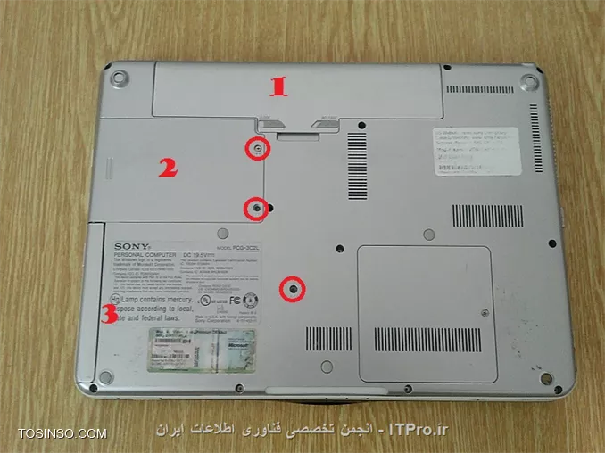 باتوجه به پیشرفت روز افزون کامپیوتر و بروزشدن نرم افزار ها به سرعت سیستم های ما ضعیف و قدیمی می شوند و دیگر عملکرد رضایت بخشی نخواهند داشت و این باعث نارضایتی ما و تعویض دستگاه می شود، راه های برای افزایش سرعت سیستم وجود دارد که هر کدام تا اندازه ای موثر و کاربردی هستند  از جمله :

1. یکپارچه سازی دیسک سخت (Defragmentation)  
2. افزایش حافظه رم
3. حذف فایل های موقت اینترنتی (Temporary Internet Files)
4. برداشتن برنامه های و سرویس هاس غیر ضرور از StartUP
5. تمیز نگهداشتن رجیستری
6. خنک نگهداشتن دستگاه
7. پاک کردن برنامه های غیر ضروری
8. تعویض هارددیسک به SSD

در این مقاله اساس کار را بر ارتقا هاردیسک به SSD  قرار دادم چون تنها و موثرترین راه تعویض هارد دیسک با یک SSD است البته شایا ذکر است که نوع هارد دیسک و نوع پورت SATA هم در سرعت سیستم تاثیر زیادی دارد
--

من یک لپ تاپ سونی قدیمی دارم که سال 87 اون خریدم اون زمان جز بهترین دست گاه های بازار بود اما الان دیگه حرفی برای گفتن نداره .مشخصات لپ تاپ من به شرح زیر است :

# CPU : P8400  دو هسته ای با فرکانس 2.26GHz و 3MB کش است
# Ram : 4GB DDR2 با Bass 800
# HDD :320GB
# VGA : onboard-Intel GMR 4500MHD
خوب این مشخصات درمقابل مشخصات فوق العاده لپتاپ های امروزی ناامید کننده است اما با کمی تغییر سرعت و عملکرد ان به طور چشم گیری افزایش می یابد.در لپتاپ بیشتر قطعات قابل تعویض نیست به جز هارد و رم خوب از انجای که رم سیستم به تعداد برنامه ها درحال اجرا بستگی دارد و از یک حد به بعد زیاد تاثیری در کار روزمره ندارد. اما خوب چه کنیم .بهترین راه حل ارتقا هارد دیسک است . خوب اگه یکمی مطالع کنید سال های اخیر تمام قطعات سیستم ارتقا پیدا کرده بجز هارد دیسک که هنوز روند کارش به صورت مکانیکی است .پس بهترین گزینه برای ارتقاع هارد دیسک به SSD است

قبل از هر چیز نکته خیلی مهم را باید بگم که اگر پورت SATA شما ازنوع 2 باشد سرعت کمتری نسبت به SATA از نوع 3 دارد  به همین خاطر ممکن است یک SSD با سرعت بالاتر در یک لپتاپ که SATA از نوع 2 است به مراتب عملکرد ضعبف تری را از خود نشان می دهد و ممکن است کم شما را برنجاند. پس باید با دقت به نوع پورت SATA هارد دیسک خود را انتخواب کنید تا هزینه ای بش از حد نکنید.

!! SSD چیست ؟
--
SSD هم مانند هاردیسک وظیفه ذخیره سازی و اطلاعات را دارد و با قطع برق هم از اطلاعات محافظت می کند . پس تفاوت کجاست تفاوت آنجا مشخص می شود که در SDD بجای کار مکانی , عمل ذخیره سازی به صورت الکترونیکی صورت می گیرید و به همین دلیل سرعت SSD بسیار بالاتر از حد تصور است SSD نیز دیگر مشخصات باور جالب را دار می باشد :
# مقاومت بالا در برابر لرزش و ضربه
# مصرف انرژي کمتر و توليد گرماي کمتر
# قابليت اطمينان بالا
# عدم توليد صدا
# وزن کمتر
# تحمل گرما و سرما
خوب من این کارو عملا انجام دادم و براتون از مراحل انجام کار عکس گرفتم پس بامن همراه بشید.


!! ارتقاع HDD به SSD در لپ تاپ Sony VGN-CS190 
--
||http://tosinso.com/files/get/b41491aa-d65b-4e4f-8548-58951145abdb||

1. خوب ابتدا لپتاپ رو خاموش کنید و شارژرو از اون جدا کنید و ان رو برگردونیددقت کنید که به روی لپ تاپ فشار نیارید ممکنه با فشار با پشت لپتاپ LCD آسیب ببیند.

||http://tosinso.com/files/get/3a6c2d5d-e5be-4c23-b9aa-9d8191b7b1b5||

2. باطری را با احتیاط از محل خود خارج کنید

||http://tosinso.com/files/get/e6d1642d-f562-4536-b6ed-ce71663bc451||

4.دو پیچ مربوط به درپوش هارددیسک که در تصویر مشاهده می کنید را باز کنید و در پوش محافظ هارد دیسک را بردارید.

||http://tosinso.com/files/get/6880cdfb-4bc7-491e-8f0a-7bb1d5d1c6f3||

5. پس از برداشتن درپوش محافظ هاردیسک یک پیچ در انتهای سمت راست هاردیسک است ان را باز کنید و هارد دیسک  را با احتیاط از محل خود خارج کنید.

||http://tosinso.com/files/get/711a8550-d8a7-4f8b-a67c-2ce00f6ece66||

6. روی هارد یک محافظ برای جلو گیری از ایجاد میدان مغناطیسی وجود دارد که با دوپیچ به پشت هارد پیچ شده است ان ها را باز کنید

||http://tosinso.com/files/get/9e56e56d-646b-42f2-ab78-e31e62a68135||

7. SSD که من خریداری کردم از برند XXX است که از نوع همزمان است که می تواند به صورت همزمان بنویسد و بخواند به همین خاطر به طور قابل توجه ای از SSD  های رایج سریع تر است اما خوب دوستان قیمتش خیلی بیشتره و به قول معروف هرچقدر پول بدید آش می خورید.

||http://tosinso.com/files/get/390b105f-a6ac-4770-83e1-922b40b5c2f2||

8. محافظ را با دوپیچ که باز کردید به SSD پیچ کنید وبعد SSD را در محل خود قرار گیری HDD قرار داده و پیچ انتهای سمت راست را محکم ببندید.

||http://tosinso.com/files/get/ee1f7868-428e-4ce1-85f7-e4389cad2bc1||

9. دو پیچ از درپوش هاردیسک باز کردیم خوب در پوش رو قرار بدید و ان دوپیچ رو محکم ببندید البته نه خیلی محکم.

||http://tosinso.com/files/get/f542b2d6-8d74-4cc8-8c1d-b688ba195705||

10.باطری را در محل خود قرار دهید و لپتاپ را روشن کنید و از سرعت بی نهایت عالی SSD لذت ببرید.

||http://tosinso.com/files/get/b6520053-bb90-43a5-a813-3ed2825c7f13||

من بعد قبل از نصب SSD چیزی حدود 40 ثانیه طول می کشید تا ویندوز 10 بالا بیاد اما حال نزدیک به 10 ثانیه بیشتر طول نمب کشه و منو خوشحال میکنم،*نکته لپ تاپ من SATA2 است و اگر لپتاپ شما SATA3 باشه بازم بهتر جواب می دهد. امیدوارم تا این جا خسته نشده باشید . خوب لپتاپ به SSD ارتقا دادیم اما مشکلی داریم . مشکل کم بودن فضای SSD است که SSD که من خریدم 128 گیگبایت و این امروزه خیلی خیلی کم هستش و چاره کار اضافه کردن هارد دوم بجای DVD-RW است می پرسید چطوری ؟ 

با HDD Caddy :
کدی کیسی مبدلی است به شکل و اندازه DVDRW لپ تاپ که  ارتباط یا مبدل هارد دارد.مبدل کدی به ما کمک می کنه تا به لپتاپ هاردیسک دوم اضافه کنیم و فضا و ظرفیت بیشتری در اختیار داشته باشیم. همچنین، این مبدل کمک میکنه تا به راحتی هارد پرسرعت SSD به لپ تاپ اضافه کنیم. تا الان این کار تنها برای برخی لپ تاپ ها مورد استفاده قرار میگرفت. اما با پیشرفت اینترنت و به اشتراک گذاری فایل ها، نیاز به فضای ذخیره بیشتر بر روی لپ تاپ و کامپیوترهای شخصی داریم
و با ورود نرم افزارهای پیچیده و قدرتمند بخصوص در حوزه برنامه نویسی و گرافیک نیاز به استفاده از هاردهای پرسرعت برای پردازش و عملکرد سریعتر سیستم ها بیشتر احساس می شه . جالب است که بدونید میزان استفاده از درایورهای نوری کاهش یافته به نحوی که درایو نوری بیشتر  در لپ تاپ ها زاید به نظر می رسه.

!!  افزایش هارد دیسک به لپتاپ
-- 
1. DVD-RW معمولا با یک پیچ محکم می شود ان را باز کنید و به صورت کشوی DVDRW را از محل قرار گیری خود خارج نمایید.

||http://tosinso.com/files/get/cc000e80-5e63-4cfd-ba3e-ef3c6f86adb1||

2. سپس یک مبدل HDD یه DVD-RW تهیه کنید. دقت کنید که مبدل ها در چند نوع 12.7mm و 9.5mm بازار موجود هستند که بسته به نو لپ تاپ خود می توانید ان را تهیه کنید همچنین دقت کنید که بعضی از مبدل ها به همراه خود تبدیل پورت SATA را ندارن و باید جدا بخرید و از ن استفاد نمایید. 

||http://tosinso.com/files/get/48f99ed6-34ee-47a2-96a8-ebcf281e607b||

3. سپس هارددیسک که از لپتاپ باز کردیم داخل ان قرار می دهیم و 4 پیچ که اطراف مبدل وجود دارد را محکم می کنیم 

||http://tosinso.com/files/get/c544d1e7-f0c1-49b1-85cf-b8d37fe75b31||

||http://tosinso.com/files/get/33af5c08-2de9-49bf-9690-71acbb3c1e3e||

4. سپس درپوش بیرونی DVDRW را از DVDRW جدا می کنیم و روی مبدل قرار می دهیم تا ظاهر لپتاپ هم شکیل و زیبا بماند 

||http://tosinso.com/files/get/e9df5182-75a5-4b39-913e-30c50107e9bc||

5. سپس یک پایه که DVDRW را به بدنه محکم می کند را از DVDRW باز می کنیم و به مبدل پیچ می کنیم

||http://tosinso.com/files/get/8eb7751d-4271-4b78-8f58-932cc04b0aa0||

||http://tosinso.com/files/get/81332e54-a54e-4321-a9ce-a6583f8befc3||

||http://tosinso.com/files/get/768381a1-9971-413e-821f-48dd91d06265||

6. حالا مبدل را در جای DVDRW به طور کشوی در جای خود قرار می دهیم و ان را پیچ می کنیم

||http://tosinso.com/files/get/cc000e80-5e63-4cfd-ba3e-ef3c6f86adb1||

*کار تمام است و شما حالا یک لپتاپ با SSD دارید که سرعت ان بسیار بالا رفته است*

||http://tosinso.com/files/get/9bc978eb-8516-46c7-83ed-a428fd3ebfbd||

امیدوارم لذت برده باشید

باتشکر محمد جواد صبری
منبع : |جزیره سخت افزار و تجهیرات دیجیتال وب سایت توسینسو::https://tosinso.com/hardware|
هرگونه نشر و کپی برداری بدون ذکر منبع و نام نویسنده دارای اشکال اخلاقی است