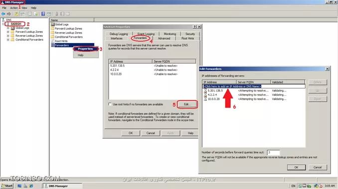 Forwarder در DNS