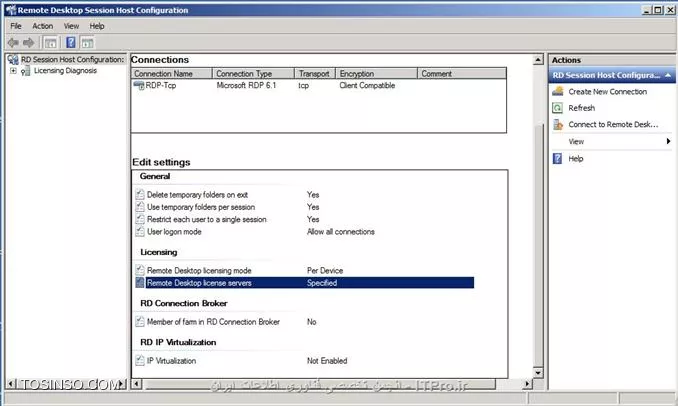 فعال سازی سرویس Remote Desktop Services در ویندوز سرور 2008 بصورت نامحدود