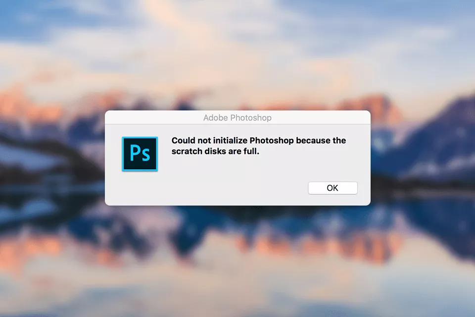 بررسی خطا Scratch Disks Are Full
