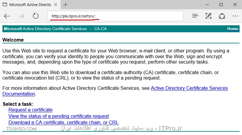 آموزش جامع PKI در مایکروسافت و Active Directory Certificate Services : قسمت هشتم