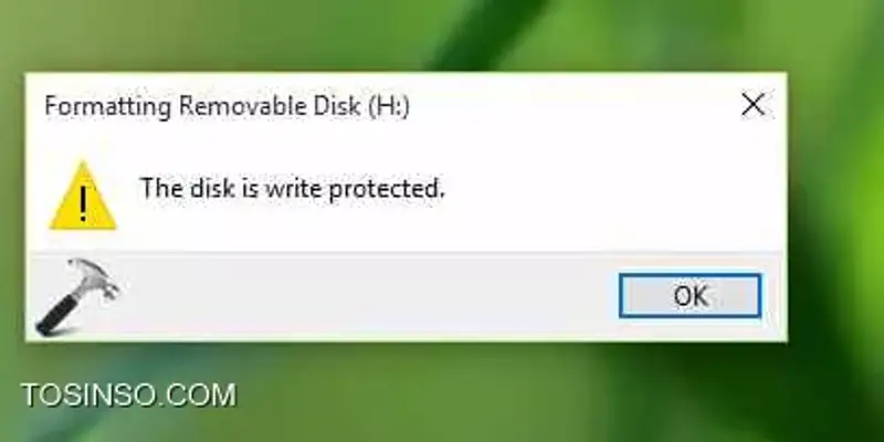 چگونه فلش مموری که Write Protect شده است را فرمت کنیم؟