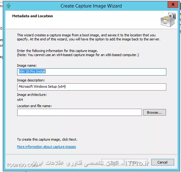 بازگرداندن ایمیج ویندوز با تنظیمات و نرم افزارهای نصب شده در WDS سرور 2012