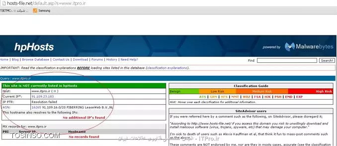 وب سایت توسینسو