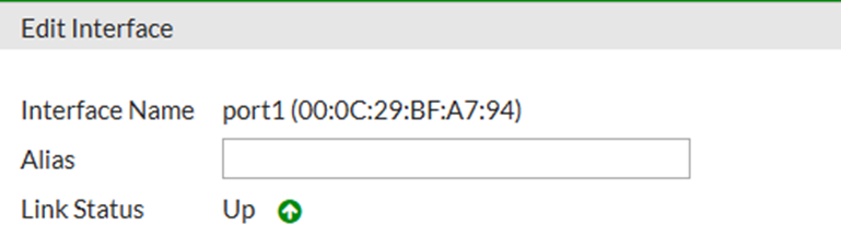 اختصاص نام alias به اینترفیس فایروال فورتیگیت