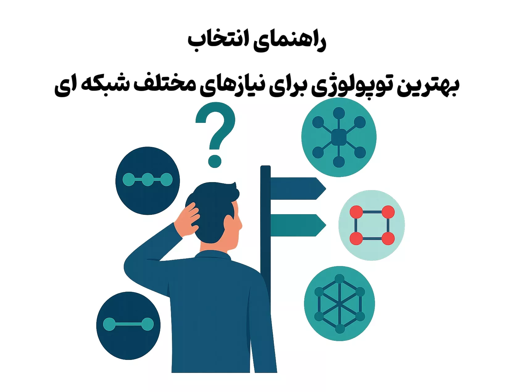 راهنمای انتخاب بهترین توپولوژی برای نیازهای مختلف شبکه ای