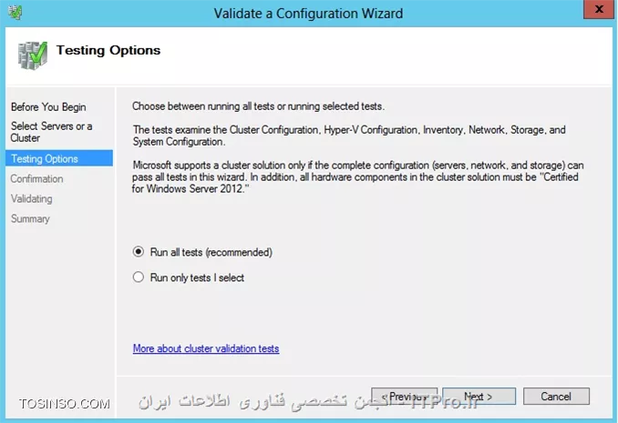 آموزش راه اندای Failover Clustering در ویندوز سرور 2012 و SQL سرور