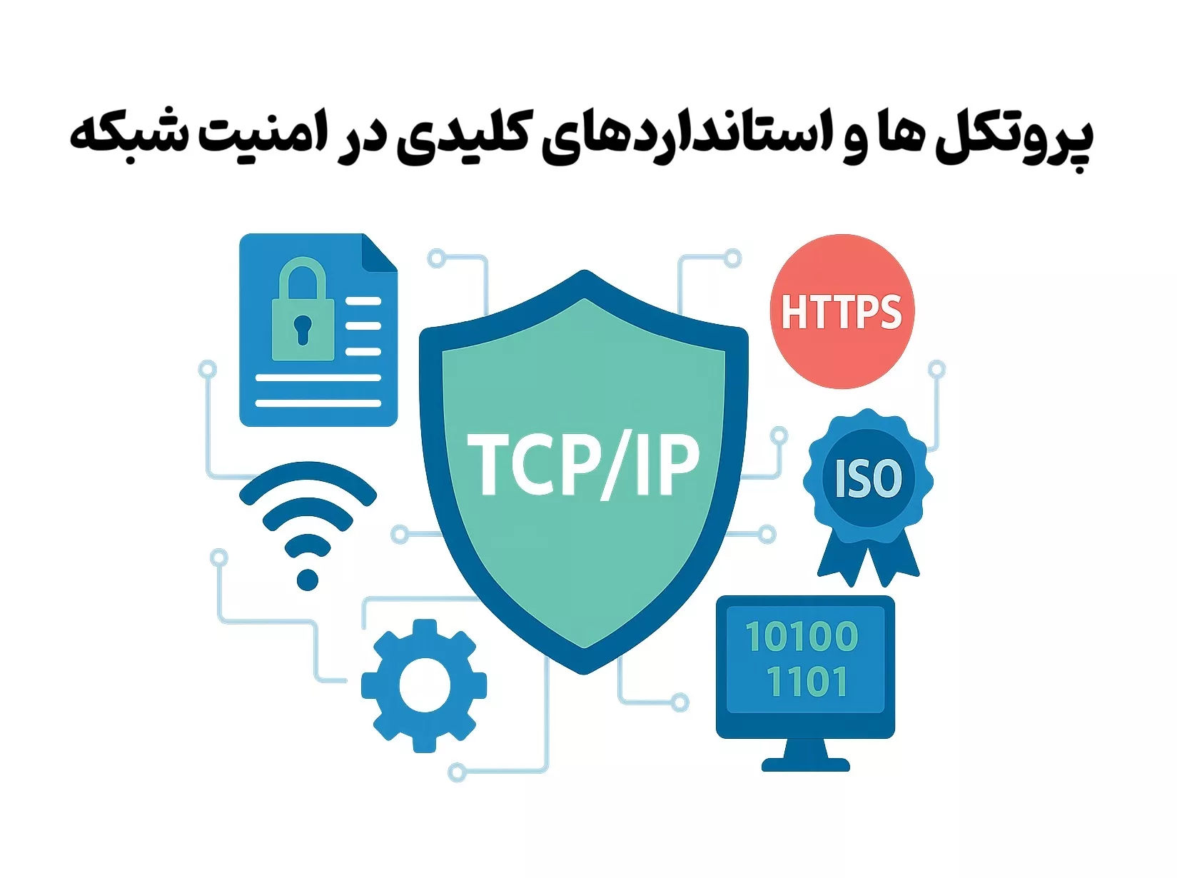 پروتکل ها و استانداردهای کلیدی در امنیت شبکه