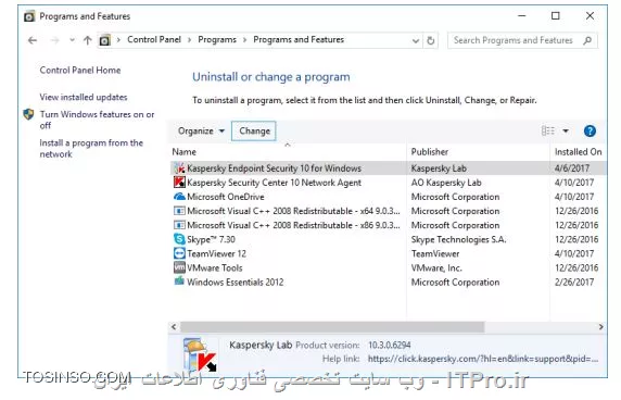!! ساخت یک پسورد برای Kaspersky Endpoint Security 

- Security-Center 

1- داخل Workstations شده و روی تب Policies بروید 

2- انتخاب کنید KES 10 SP2 workstation policy 

3- روی لینک Configure policy کلیک کنید 

||کسپرسکی سرور 10 ::https://tosinso.com/files/get/950bf4b9-d0b8-4130-b325-3990b28fe95d||

4- سوییچ روی Application Settings انجام دهید 

||کسپرسکی سرور 10 احمد توسلی ::https://tosinso.com/files/get/47579529-dad2-4c2a-a203-6a072eb03365||

5- حالا برای فعال سازی password protection وارد بخش Settings و Password protection بزنید 

||https://tosinso.com/files/get/346b643b-cc9d-4106-9962-0002380c7f8c||

6- چک باکس  Enable password protection را انتخاب کنید 
||https://tosinso.com/files/get/09ee9879-85a6-4ee5-a26a-6bf6a88ab5f7||

7- یک نام مثلاً KLAdmin و پسورد root قرار دهید 

||https://tosinso.com/files/get/27c7786a-d149-403c-84bc-e25af8624a7f||

8- حالا گزینه های  Exit the application, Disable Kaspersky Security Center policy و Remove / modify / restore the application و روی ok کلیک کنید 

||https://tosinso.com/files/get/c86a555c-faa6-43b5-a3fb-567a9c425d5f||

9- روی OK کلیک کنید 

10- حالا منتظر میمانیم تا پالیسی اعمال شود 

11- روی Laptop بروید و روی KES راست کلیک و Exit را بزنید باید کادری مثله زیر باز شود :

||https://tosinso.com/files/get/29b55d80-57c5-4430-87ac-147bc171e032||

12- در Password check روی Cancel کلیک کنید 

13- حالا در سیستم عامل ویندوز وارد Programs and Features شوید 

14- انتخاب Kaspersky Endpoint Security 10 for Windows و روی Change کلیک کنید 

||https://tosinso.com/files/get/3f4869fc-297f-41a8-b281-74961226f19d||

15- برای حذف Kaspersky Endpoint Security روی Remove کلیک کنید 

||https://tosinso.com/files/get/e3adbf63-edc0-4fff-bbe8-cd73c610b7ab||

16- حالا NEXT را بزنید بدون اینکه کادر زیر را پر کنید :

||https://tosinso.com/files/get/17da529b-0873-48d6-af73-14012cc42791||

17- مشاهده می کنید که کسپرسکی بدون پسورد پاک نمی شود روی پیام زیر OK کنید :

||https://tosinso.com/files/get/ecb50443-cf27-4aa6-ba85-a81836096e9f||

18- ویزارد حذف را cancel کنید 


نویسنده : سید احمد توسلی
منبع : |جزیره امنیت اطلاعات و ارتباطات وب سایت توسینسو::https://tosinso.com/security|
هرگونه نشر و کپی برداری بدون ذکر منبع و نام نویسنده دارای اشکال اخلاقی است



