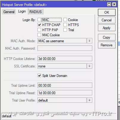 با سلام خدمت دوستان و اساتید آی تی پرو
من تو میکروتیک اینترنت را سهمیه بندی کردم اما یک مشکل دارم و اون این که دیروز تمام کلاینت ها را تو شبکه به اینترنت وصل کردم اما امروز که اومدم دیدم که همه کار های دیروز باید تکرار بشه یعنی این که کابل سرور را باید از سویچ جدا کنم بعد پشت تک تک نود ها برم یوزر و پسورد بزنم تا به اینترنت وصل بشن و بعد کابل سرور را به سویچ وصل کنم.||http://tosinso.com/files/get/6892d5fe-2d00-47f9-93cb-c00c44c9645d||||http://tosinso.com/files/get/4055765e-983d-4a39-aced-384f630973fc||||http://tosinso.com/files/get/f76818ac-93cd-433f-b351-6cf319bbb234||||http://tosinso.com/files/get/d6212cd9-bb2f-4677-b2a9-0554704cbfe3||||http://tosinso.com/files/get/364c7345-5480-4e7e-8a5e-970b5d3b520b||||http://tosinso.com/files/get/ddd490b9-ad6c-4be8-94fc-d862cb97bb1b||
چرا اینطوری میشود نمیدانم
این هم تصاویر از تنظیمات که من انجام دادم