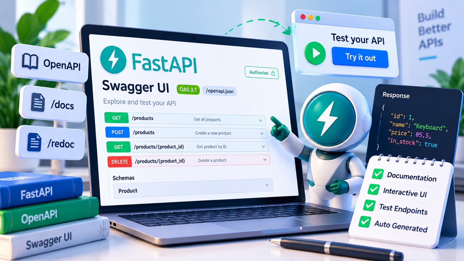 Swagger UI در FastAPI چیست؟ آموزش مستندسازی و تست خودکار API