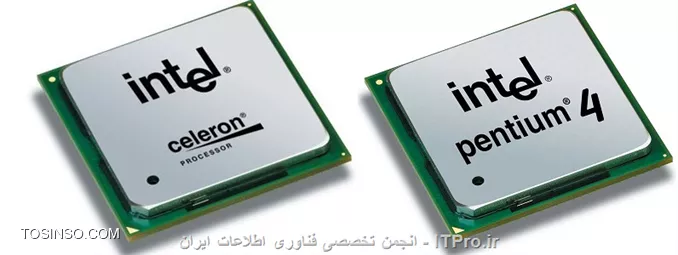 مقایسه پردازنده های Celeron و Pentium