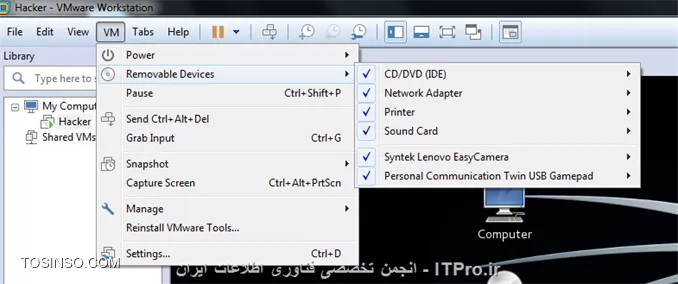 ممنون،بعد از کلیک روی گزینه ی Removable Devices گزینه هایی که برای من میاد اینها هستند که تمامشون رو هم Connect کردم و باز درست نشد.
||http://linux.tosinso.com/files/get/414f7008-2873-49c0-9ae8-85aec626cc01||