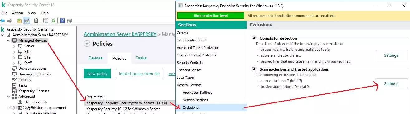 exclude kms tools tosinso
