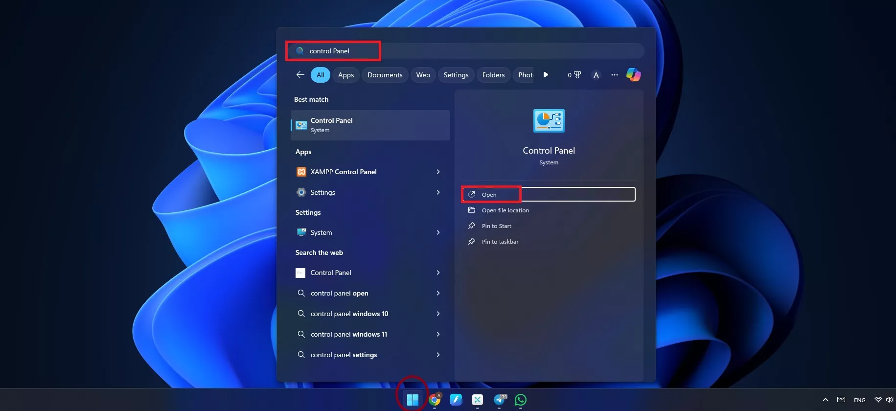 کنترل پنل در ویندوز