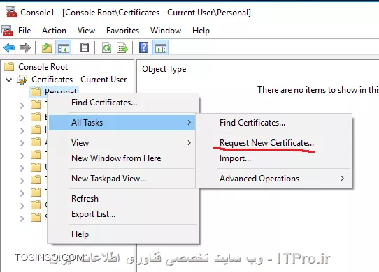 آموزش جامع PKI در مایکروسافت و Active Directory Certificate Services : قسمت ششم