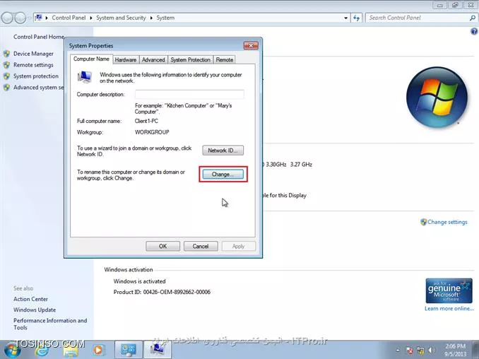 ||http://network.tosinso.com/files/get/465f83f1-ad1d-44fd-97d7-47db2dbdd599||
! راه اندازی یک شبکه قدرتمند محلی تحت دامین-Domain Networking

خب همان طور که از نامش معلوم هست شبکه ما تحت دامین میباشد و با شبکه های Workgroup خیلی تفاوت دارد. در شبکه دامین ما با سیستم عامل سرور یک شبکه راه اندازی میکنیم و بقیه کامپیوتر ها باید به سرور متصل شوند
تا بتوانند از سیستم های خود استفاده کنند همچنین ما در شبکه دامین میتوانیم سطح دسترسی کاربران را به قسمت های مختلف ویندوز محدود کنیم برای مثال از سرور دستور میدهم که کاربر X نتواند از USB استفاده کند و...
در شبکه Domain شما باید روی سرور برای هر کاربر Username و Password تعریف کنید تا کاربران با User و Pass های تایین شده توسط شما بتوانند کامپیوتر های خود را Login کنند.
در این قسمت از سیستم عامل Windows Server 2008 R2 استفاده میکنیم.

*خصوصیات شبکه Domain:*
قابلیت مدیرت هزاران کامپیوتر تنها از یک کامپیوتر ( سرور )
تعیین کردن سطح دسترسی کاربران به قسمت های مختلف سیستم عامل ویندوز
نصب برنامه ها تحت شبکه ( شما تایین میکنید که کاربران بتوانند چه برنامه هایی نصب کنند )
امنیت فوق العاده بالا
انعطاف پذیری بالا در مدیریت کاربران
نصب ویندوز بر روی کامپیوترهای Client عضو شبکه Domain
و......

پیکربندی ویندوز Server 2008 R2 Enterprise:
1- سیستم عامل ویندوز را روی کامپیوتر سرور نصب کنید. سیستم عامل را حتما فعال و Active کنید و ساعت آن را تنظیم کنید.
2- در این قسمت باید سرویس Active Directory را روی ویندوز سرور نصب کنید تا شبکه شما به Domain تبدیل شود. ( ADDC: Active Directory Domain Controller )
2-1: نصب سرویس Active Directory:

روی Start کلیک کنید سپس از Administrative Tools گزینه Server manager را انتخاب کنید:
||http://network.tosinso.com/files/get/d1bb9151-613e-43a6-9396-6d85acb85013||
2-2- در صفحه باز شده روی Roles کلیک کنید سپس Add Roles را بزنید:
||http://network.tosinso.com/files/get/9a64b30c-3142-4369-bca1-a874b86e16c5||
2-3- در این قسمت روی Next کلیک کنید:
||http://network.tosinso.com/files/get/587b1e57-15e6-462f-8a79-c55b970d6213||
2-4- در این قسمت تیک گزینه Active Directory Domain Services را بزنید:
||http://network.tosinso.com/files/get/ff749a6f-06e0-45a4-901e-53d8baa048a6||
2-5- صفحه ای باز میشود و باید روی Add Required Features کلیک کنید:
||http://network.tosinso.com/files/get/3fbe52f7-01e0-45d6-adb0-5fb2c2f42793||
2-6- تیک Active Directory Domain Services زده شد حالا روی Next کلیک کنید:
||http://network.tosinso.com/files/get/524e7fd5-206f-47f3-854a-efe49c96326d||
2-7- روی Next کلیک کنید:
||http://network.tosinso.com/files/get/2e1a28d8-acb0-4701-a7ae-9f42e86e1968||
2-8- روی Install کلیک کنید تا سرویس Active Directory نصب شود:
||http://network.tosinso.com/files/get/162dd0de-588b-4136-aaa4-2104315ab108||
2-9- در حال نصب:
||http://network.tosinso.com/files/get/6489b5cd-83f0-4b66-a890-eaa10b5c4660||
2-10- روی Close کلیک کنید تا نصب به اتمام برسد:
||http://network.tosinso.com/files/get/1b8b18aa-6986-418a-b01e-6b59c2ca8d5d||
2-11- روی Start کلیک کنید سپس از Administrative Tools گزینه Server manager را انتخاب کنید.
روی Roles کلیک کنید سپس روی Active Directory Domain Services کلیک کنید:
||http://network.tosinso.com/files/get/dee593d9-243f-44b2-93bc-6b300fe7d76c||
2-12- روی Run the Active Directory Domain Services Installation Wizard dcpromo.exe کلیک کنید:
||http://network.tosinso.com/files/get/3a44e3d2-068c-4c3d-9b58-80f609dbc2ad||
2-13- روی Next کلیک کنید:
||http://network.tosinso.com/files/get/3e5f84e4-a44a-4fad-8f5d-9f4ceb6e859f||
2-14- روی Next کلیک کنید:
||http://network.tosinso.com/files/get/2305697b-c67d-47d3-8601-cc7be14bc60a||
2-15- تیک گزینه Creat a new domain in a new forest را بزنید و روی Next کلیک کنید:
||http://network.tosinso.com/files/get/8dba017d-96aa-4fe6-bf36-681a52f70056||
2-16- در این قسمت باید برای دامنه شبکه دامین یک نام انتخاب کنید. دقت کنید که باید از 2 یا 3 کلمه تشکیل شود و بین آن ها نقطه ( . ) گذاشته شود. سپس روی Next کلیک کنید:
||http://network.tosinso.com/files/get/82dff6dd-706c-4bba-90b1-96701c4711e3||
2-17- در این قسمت از بالا ( Forest fuctional level ) گزینه Windows server 2008 R2 را انتخاب کنید و روی Next کلیک کنید:
||http://network.tosinso.com/files/get/781a032f-d08e-4aa9-bbfe-f0a3ed1ca1eb||
2-18- در این قسمت مطمئن باشید که تیک گزینه DNS خورده باشد سپس روی Next کلیک کنید:
||http://network.tosinso.com/files/get/f9000eaf-8a56-439c-b3f8-d985a60c39c0||
2-19- در این قسمت باید نوع سیستم IP دهی به شبکه را انتخاب کنید که DHCP و Manual میباشد من در اینجا ار IP دهی Manual استفاده میکنم و IP کارت های شبکه را دستی تنظیم میکنم
پس ابتدا IP سرور را دستی تنظیم کنید سپس گزینه زیر را انتخاب کنید:
||http://network.tosinso.com/files/get/82ea3931-05e4-4aea-99f3-969ef43e0458||
IP که من تنظیم کردم:
||http://network.tosinso.com/files/get/8154f867-bb10-4d7b-8e89-260cebf69a2b||
IP Address: 192.9.200.77 این IP باید در رنج IP ها و روترهای داخل شبکه باشد.
Subnet Mask: 255.255.255.0 باید همین مقدار باشد: 255.255.255.0
Default Geteway: 192.9.200.50 باید IP مودم یا روتر اینترنت باشد تا به اینترنت دسترسی داشته باشد.
2-20- سپس روی Next کلیک کنید و Yes را بزنید:
||http://network.tosinso.com/files/get/ea8c50c0-9f6d-4b9f-a188-7ea6f9e099d5||
2-21- روی Next کلیک کنید:
||http://network.tosinso.com/files/get/8065e660-4640-4674-a0ce-a263e88611f7||
2-22- در این قسمت برای بازیابی Active Directory یک رمز وارد کنید ( رمز شما باید ترکیبی از حروف کوچک حروف بزرگ و اعداد و کاراکتر یاشد ) سپس روی Next کلیک کنید:
||http://network.tosinso.com/files/get/f7579a6a-96f7-49b2-88d8-e51c2efbae91||
2-23- روی Next کلیک کنید تا تنظیمات اعمال شود:
||http://network.tosinso.com/files/get/01968a4a-546e-4e3b-9b0a-0577c06aaa91||
2-24- در این قسمت تیک گزینه Reboot on completion را بزنید تا بعد از اتمام نصب و تنظیمات سرور ریست شود:
||http://network.tosinso.com/files/get/4bf0cd9d-497e-4e7c-a2b6-07c6bdc59e00||
خب تا اینجا توانستیم شبکه Domain را روی سرور راه اندازی کنیم. حالا باید کامپیوترهای کاربران و کلاینت ها را عضو این شبکه کنیم.
||http://network.tosinso.com/files/get/2953c08f-ffda-4765-a24f-b57b27b1acb9||
! join کردن کامپیوتر ها به سرور
عضو کردن کامپیوترهای کاربران و کلاینت ها به شبکه Domain:
تعریف Username و Password برای یک یا چتد کاربر روی ویندوز سرور:
خب شما ابتدا باید روی سرور برای هر کاربر و کلاینت یک نام کاربری و رمز عبور تعریف کنید تا کاربران بتوانند وارد حساب کاربری خود شوند.
1- روی Start کلیک کنید سپس از Administrative Tools گزینه Server manager را انتخاب کنید.
به مسیر زیر بروید:
<c#>
Roles > Active Directory Domain Services > Active Directory users and Computers > Domain name > Users
<c#>
Domain name همان اسمی هست که برای شبکه Domain انتخاب کردید.
||http://network.tosinso.com/files/get/3643b8f5-fd04-49bd-afe5-70167391d2e2||
2- روی Users کلیک راست کنید و New user را بزنید:
||http://network.tosinso.com/files/get/5ad37cf3-02f0-47f7-9f82-91d39d93a7c9||
3- First name: نام کاربر را وارد کنید.

Last name: اسم فامیل کاربر را وارد کنید.

User logon name: نام کاربری کاربر برای وارد شدن به سیستم را وارد کنید.
سپس روی Next کلیک کنید:
||http://network.tosinso.com/files/get/60bb779e-6856-40b1-93ff-80b3c7021f24||
4- در این قسمت برای User که ساختید پشورد بزارید و همه تیک ها را بردارید و روی NExt کلیک کنید ( پسورد ترکیبی از اعداد حروف کوچک و بزرگ و کاراکتر باشد )
||http://network.tosinso.com/files/get/2591bc9d-892f-4d2c-9123-0c27023ee07c||
5- روی Finish کلیک کنید:
||http://network.tosinso.com/files/get/5a60ff1d-80d2-4d32-87e6-959e80df3dfc||
6- User ما بر روی سرور ساخته شد.

به کامپیوتر کاربر یا کلاینت بروید سپس IP آدرس برای آن کلاینت تعریف کنید ( IP باید در رنج IP سرور و شبکه باشد )
IP Address: آدرس IP در رنج شبکه و سرور ( تکراری نباشد )
Subnet Mask: باید 255.255.255.0 باشد
Default geteway: باید IP روتر یا مودم اینترنت باشد
Prefered DNS Server: که خیلی مهم میباشد باید IP سرور را وارد کنید اگر وارد نکنید امکان عضویت و بر قراری ارتباط با سرور را ندارید.
||http://network.tosinso.com/files/get/7120de2c-28be-4b06-b6bb-5dea7c2b1fa0||
6- روی Computer کلیک راست کنید و Properties را بزنید سپس روی Change settings کلیک کنید:
||http://network.tosinso.com/files/get/6448080b-1d7a-4f29-b68a-e22e062d076a||
7- روی Change کلیک کنید:
||http://network.tosinso.com/files/get/4268e27b-a4e8-40cf-ad0a-d49da540731d||
8- تیک گزینه Domain را بزنید و نام Domain که در سرور موقع نصب Active Directory انتخاب کردید را وارد کنید و OK را بزنید:
||http://network.tosinso.com/files/get/5c2cd75d-4a84-4a5a-9075-2672ada1bd65||
9- از شما USER Name و Password میخواهد:
||http://network.tosinso.com/files/get/4a3f8a04-0fc3-402d-bba6-4957033a51ff||
Username باید Administrator را وارد کنید و Password را رمز عبور ویندوز سرور 2008 سپس Ok را بزنید:
10- پیام خوش آمد گویی به شما نمایش داده میشود. این یعنی این که کاربر شما عضو شبکه Domain شد. روی OK کلیک کنید:
||http://network.tosinso.com/files/get/ba3a7f60-7726-457f-af71-9cec5e2c5a65||
11- از شما میخواهد کامپیوتر را ریست کنید رو OK کلیک کنید:
||http://network.tosinso.com/files/get/78b86ffc-d746-48f7-afbe-5e5df898929f||
سپس Close را بزنید و Restart now را بزنید.
12- سیستم کاربر که روشن شد به شما میگه مه CTRL + ALT + Delete را بزنید تا Login شوید:
||http://network.tosinso.com/files/get/18282e58-64b6-46c1-adb1-c3291cb96d40||
13- روی Switch User کلیک کنید:
||http://network.tosinso.com/files/get/52f35079-78d5-4633-bd7f-a71623317de8||
14- Other User را بزنید:
||http://network.tosinso.com/files/get/6b9d9841-f62d-48f3-a6ff-215ce30e2824||
15- User name و Password که در سرور برای کاربر تعریف کردید را وارد کنید تا Login شود:
||http://network.tosinso.com/files/get/5d6df99e-ab52-4b11-80f9-630070acbe20||
||http://network.tosinso.com/files/get/e51322cc-c0f7-4ffc-ade0-f0dc086b4188||
16- کاربر شما با موفقیت عضو شبکه Domain شد
||http://network.tosinso.com/files/get/4b8fb913-5ae3-40bb-b733-f01b85f970a1||
موفق باشید.