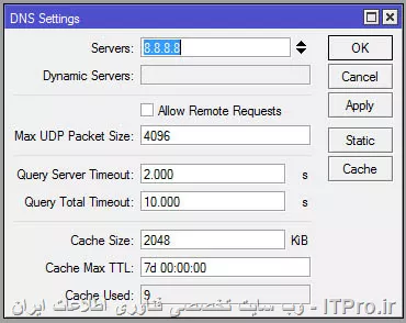 set DNS