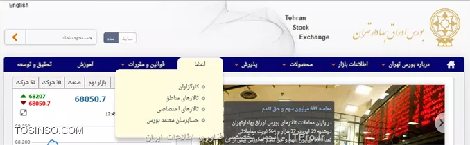 وب سایت توسینسو