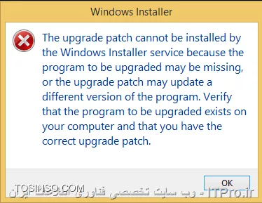 با سلام و خسته نباشید خدمت استاد عزیزم
جناب مهندس من در لینک مورد نظر رفتم و برنامه Visual FoxPro 9.0 Service Pack 2 (SP2)  را دانلود کردم و حتی برنامه های دیگر هم تست کردم اما موقع نصب ارور زیر را می دهد :
||https://dba.tosinso.com/files/get/4532a7eb-db6f-49ac-be9f-c0f19f02a02d||
با تشکر از شما دوست عزیز و گرامی
مچکرم