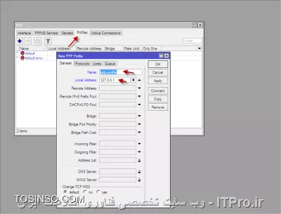  نحوه مدیریت پهنای باند کاربران، ثبت لاگ‌ها و  زمان استفاده User از سرویس اکانتینگ را با استفاده از امکان User Manager آموزش دهیم. در اینجا ما از User Manager میکروتیک استفاده می‌کنیم که به عنوان یک سرویس دهنده Radius عمل می‌کند و عمل احراز هویت و کنترل کاربران Hotspot ،PPTP و Login to MikroTik را انجام می‌دهد.
چرا سرویس اکانتیک را با استفاده از امکان User Manager میکروتیک راه اندازی کنیم؟

User Manager یک اکانتینگ ساده میکروتیک و یک پکیج مدیریتی تحت وب برای مدیریت کاربران است که با استفاده از Radius به همه ی روترها متصل می‌شود.

امکاناتی که User Manager میکروتیک در اختیار مدیران شبکه قرار می‌دهد شامل تعریف گروه‌های کاربری، امکان گزارش‌گیری از سایت‌های بازدید شده توسط کاربران و گزارش‌گیری از زمان اتصال و Disconnect کاربران، اختصاص دادن پهنای باند به هر کاربر و اعمال محدودیت برای آنها می‌باشد.

||http://network.tosinso.com/files/get/7fafde7e-1c51-4d52-8435-b71012f12f2d|| 

مراحل انجام کار:
نصب پکیچ User Manager برروی روتربرد میکروتیک

1. ابتدا از قسمت System ->Packages بررسی کنید که پکیج User Manager موجود باشد.

2. در غیر این صورت از سایت میکروتیک All Package را دانلود کنید.
||http://network.tosinso.com/files/get/37d3758c-51ee-4a0d-a0c3-bb2e6727028b||
 

آموزش User Manager میکروتیک

 

3. فایل دانلود شده را Unzip کنید و پکیج User Manager را به داخل Files انتقال دهید.

 
||http://network.tosinso.com/files/get/cdfe51c9-2c93-4fd5-8a99-a9e313e1379a||
آموزش نحوه راه اندازی User Manager میکروتیک

 
||http://network.tosinso.com/files/get/ea89c189-e328-46b1-b613-437c2c806b65||
نکته: توجه کنید که ورژن پکیجی که از سایت دانلود می‌کنید با نسخه RouterOS شما یکسان باشد.

 

نحوه نصب پکیج user manager میکروتیک
||http://network.tosinso.com/files/get/ac40d884-efb0-489b-9d37-9dba9228557c||
 

4. بعد از اینکه پکیج User Manager را روی روتر کپی کردید برای اینکه به System -> Package اضافه شود باید روتر را Reboot  کنید.

 ||http://network.tosinso.com/files/get/5e2b9cc7-b961-401e-9857-d726df211bfb||

نحوه نصب پکیج user manager برروی روتربرد میکروتیک

 
||http://network.tosinso.com/files/get/ab4125eb-be17-4da7-b3b3-d2363e5cb375||
5. سپس از منوی System -> Package  بررسی کنید که پکیج User Manager به درستی نصب شده باشد.

 

راه اندازی user manager برروی میکروتیک
||http://network.tosinso.com/files/get/a93c6670-6389-4fb2-8f21-2736ae6d22ca||
 

6. برای استفاده از User Manager در روتر، این مراحل باید طی شود.

 ||http://network.tosinso.com/files/get/6f8dad02-7674-49ea-886d-6c3f4844ab84||
مدیریت کاربران Hotspot توسط User Manager

1. برای اینکه کاربران Hotspot توسط Radius در روتربردهای میکروتیک احراز هویت شوند. در ابتدا لازم است که یک Radius Client برای ارتباط با User Manager ایجاد کنیم.
||http://network.tosinso.com/files/get/c5ee3098-f148-4f47-a433-3e04e2da1fea||
 

مدیریت کاربران hotspot توسط user manager

 ||http://network.tosinso.com/files/get/d4ee6cfd-11d7-4b94-a6d9-b617f24acb86||

روی + کلیک کنید و تیک سرویس Hotspot را بزنید. اگر سرویس User Manager روی همان میکروتیکی باشد که Hotspot کانفیگ شده است باید IP Address را 127.0.0.1 تنظیم کنید. گزینه Secret می‌تواند هر ترکیبی از رشته‌ها باشد؛ که بهتر است پیچیده باشد. همچنین Secret ای که اینجا تعریف می‌شود باید همان Secret‌ ای باشد که در User Manager تعریف می‌کنید.

برای اینکه کاربران PPTP  و Login به winbox توسط User Manager احراز هویت شوند باید همه ی این مراحل انجام شود ولی فقط به جای  Hotspot تیک گزینه PPTP و یا Login را فعال کنید. می‌توانید همزمان همه را با هم فعال کنید تا تمام کاربران از Radius Server  احراز هویت شوند.

 ||http://network.tosinso.com/files/get/a5085729-437e-4c98-958c-852ebb1de71e||

نحوه مدیریت کاربران hotspot توسط user manager

 ||http://network.tosinso.com/files/get/453de597-89cf-466e-bd23-c1624a9ca71f||

2. در تب Incoming تیک Accept را بزنید و Port را 3799 قرار دهید. این گزینه برای این است که Session  Timeکاربرها که تمام شد ارتباط  آن کاربر را قطع کند. روش کار این پورت به این صورت است که هر گونه تغییری که Radius Server در رابطه با کاربران انجام می‌دهد روی کاربران اعمال می‌شود.

 ||http://network.tosinso.com/files/get/3d877a7d-667f-457d-87d5-39b688b4613f||

چگونه کاربران Hotspot را توسط user manager مدیریت کنید

 

3. حالا باید در  Hotspot تعریف کنید که از Radius Client برای اعتبارسنجی استفاده کند. روی Hotspot  -> Server Profile  کلیک کنید. در اینجا پروفایلی که قبلا برای Hotspot ساخته اید را  مشاهده می‌کنید.
||http://network.tosinso.com/files/get/6b116c91-02a1-4b0a-9b2d-fe043a9fb7eb||
 

مدیریت کاربران hotspot توسط user manager

 ||http://network.tosinso.com/files/get/c0831ee7-ca11-4f56-be7a-a0ebf843dfa3||

پروفایل را باز کنید و در تب Radius تیک Use Radius را فعال کنید. در قسمت Users می‌توانید کاربران محلی ایجاد کنید و آنها را به پروفایل‌های کاربر ارجاع دهید. نکاتی که باید مد نظر قرار دهید این است که همیشه کاربران دیتابیس محلی به کاربرانی که در Radius  وارد می‌شوند اولویت دارند. بنابراین اگر یوزی هم درمیکروتیک و هم در Radius سرور تعریف شده باشد کاربر از دیتابیس محلی وارد می‌شود.
||http://network.tosinso.com/files/get/f93da223-a0f1-4e4b-8473-10a4f63092ea||
 Interim Update برای چک کردن میزان مصرف کاربران می‌باشد که هر کاربری که میزان مصرف تعیین شده‌اش در User Manager پایان یافت طبق مدت زمانی که که در Interim Update تعیین کرده ایم به Radius Server  اعلام می‌شود که Connection  مورد نظر قطع گردد.

«پکت‌های اعتبارسنجی کاربران و  مشخص کردن اینکه چه کاربری Disconnect شده است را سمت Radius Server می‌فرستد تا Radius  آن کاربر را قطع کند.» معمولا Interim Update  روی یک دقیقه تعیین می‌شود. یعنی اینکه هر یک دقیقه یکبار ارتباط کاربران چک می‌شود و به سمت Radius Server پیغامی مبنی بر اینکه ارتباط کاربر برقرار است یا نه، فرستاده می شود. قسمت Interim Update‌ را باید طبق تنظیمات Radius سرور خود انجام دهید. در غیر این صورت کاربران شما از لیست Online User ها در نرم افزار Radius حذف می‌شوند؛ در حالی که هنوز متصل هستند.

 ||http://network.tosinso.com/files/get/a06b5dfe-11f7-4a97-a420-c0884a499673||

مدیریت کاربران hotspot توسط user manager

 
احراز هویت کاربران PPTP توسط User Manager

برای اینکه کاربران PPTP توسط User Manager احراز هویت شوند باید مراحل زیر را انجام دهید.

1. روی PPP کلیک کنید و سرویس های PPP ای مورد نظرتان را فعال کنید. به عنوان مثال در اینجا ما PPTP Server را Enable می‌کنیم.

 

چگونه کاربران PPTP را توسط user manager مدیریت کنید

 

2. حالا باید در PPTP تعریف کنید که از Radius Client برای اعتبارسنجی استفاده کند. در تب زیر تیک گزینه Use Radius  را فعال کنید.

 Secret -> PPP Authentication & Accounting

 

احراز هویت کاربران PPTP توسط User Manager

 

3. در تب Profile یک Name مشخص کنید، می‌توانید برای مشخص شدن Profile که متعلق به کاربران PPTP  است یک نام مرتبط در نظر بگیرید.  مثلا PPTP-Profile

4. در قسمت Local Address باید یک IP Address  مشخص کنیم که این آدرس بعد از برقراری کانکشن PPTP به میکروتیک اختصاص داده می‌شود که می‌تواند 127.0.0.1 و یا آدرس Interface LAN میکروتیک باشد. Remote Address. نیز آدرسی است که به کاربرانی که کانکشن PPTP برقرار کرده‌اند اختصاص داده می‌شود و در User Manager برای تک تک کاربران مشخص می‌شود.

 

نحوه مدیریت کاربران pptp توسط user manager

 

5. حالا باید Profile که تعریف کردید را در تب Interface قسمت PPTP Server -> Default Profile اضافه کنید.

 

مدیریت کاربران pptp توسط user manager

 
احراز هویت کاربران Login به میکروتیک توسط User Manager

برای اینکه کاربران Login به winbox توسط User Manager احراز هویت شوند باید مراحل زیر را انجام دهید.

از قسمت System -> Users -> AAA باید تیک Use Radius را فعال کنید و Interim Update را هم Set  کنید.

 

احراز هویت کاربران Login به میکروتیک توسط User Manager

 
تنظیمات User Manager

1. حالا می توانید وارد User Manager شوید. در اینجا باید آدرس https://ip-Router/userman را در مرورگر وارد کنید. منظور از IP-Route آدرس IP روتری می‌باشد که پکیج User Manager روی آن نصب شده است. حالا باید یوزر و پسورد Default که User: admin با کلمه عبور خالی می باشد، را وارد کنید.

 
||http://network.tosinso.com/files/get/11122d6d-ecbb-4a5b-9522-107c0393d644||
تنظیمات User Manager برروی میکروتیک

2. در اولین گام باید یک حساب Customer تعریف کنید. این حساب برای دسترسی به صفحه وب مدیریت User Manager استفاده می‌شود و همان User دیفالت admin و پسورد – Blank است. یک پسورد برای admin تعیین کنید.

 

نحوه تنظیم User Manager برروی میکروتیک

 

3. در این مرحله باید روتری که سرویس Hotspot روی آن تعریف شده است را به عنوان یک Radius Client به User Manager معرفی کنید که اینکار در قسمت Router از User Manager قابل اجرا است.

4. روی Add کلیک کنید و در قسمت Name، نام مورد نظرتان را وارد کنید. IP Address، آدرس روتر سرویس دهنده Hotspot می‌باشد. اگر سرویس User Manager روی همان میکروتیکی باشد که Hotspot کانفیگ شده است باید IP Address را 172.0.0.1 تنظیم کنید. گزینه Shared Secret هم باید همان Secretای باشد که روی روتر  قسمت Radius تعریف می‌کنید.

 

آموزش تنظیم User Manager برروی میکروتیک

 

5. در قسمت Radius Incoming تیک گزینه Use CoA را بزنید و CoA Port را 3799 بگذارید. این همان شماره پورتی است که روی روتر قسمت Radius -> Incoming وارد شده است و این گزینه برای این است که Session  Time کاربر ها که تمام شد ارتباط آن کاربر را قطع کند.

 
آموزش User Manager برروی میکروتیک