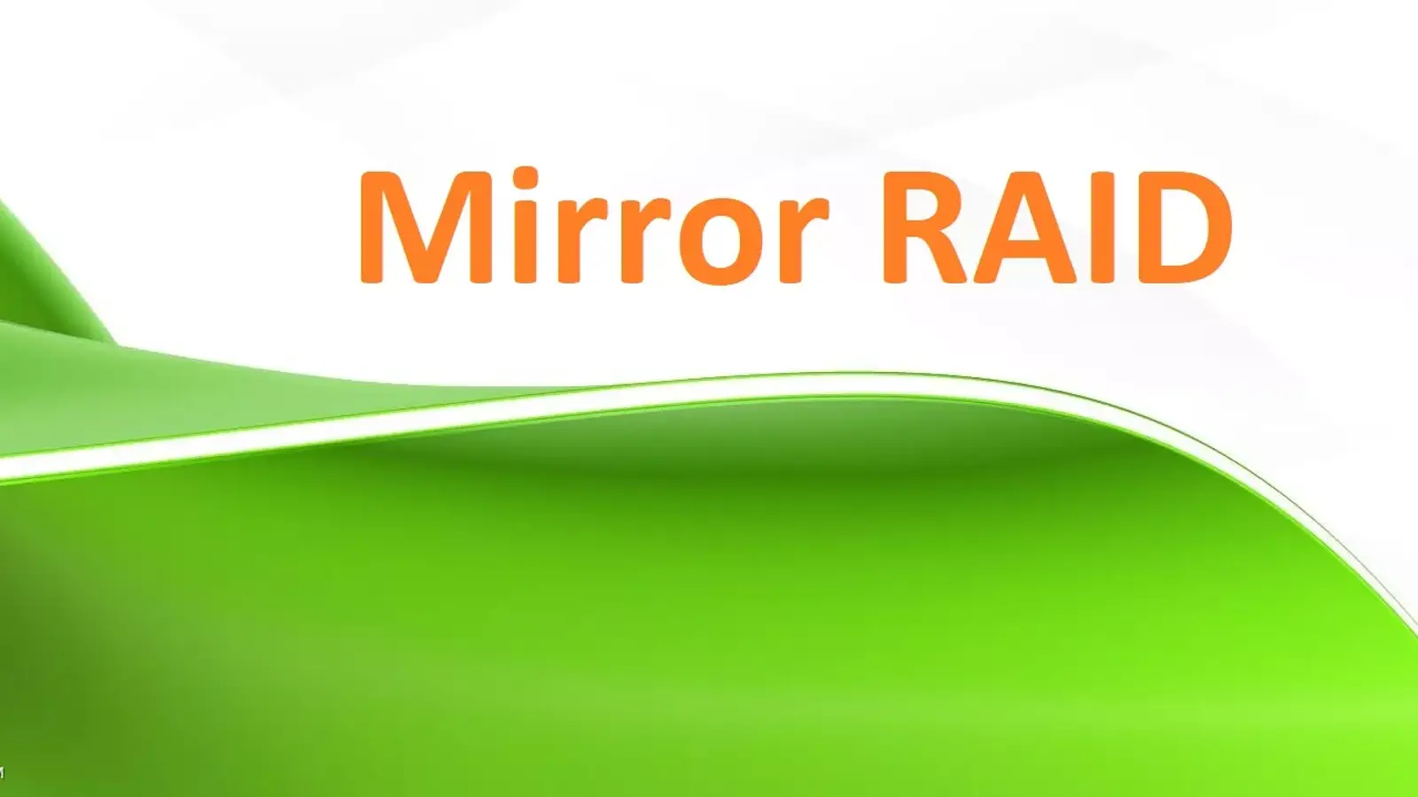 آموزش ساخت و بازسازی RAID Mirror یا RAID 1 در ویندوز