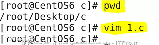 با سلام مجدد ، برای نوشتن و ویرایش کردن کد ها از یک editor ساده به نام vim استفاده میکنیم. انتخاب text editor وابسته به سلیقه و نیاز شماست. تا اونجایی که من میدونم در بعضی از نسخه های لینوکس، vim بصورت پیش فرض نصب نیست و باید خودتان آن را نصب کنید.برای شروع یک فایل متنی خالی را باز میکنم. برای این کار در یک مسیر پیش فرض از دستور vim 1.c استفاده میکنیم. با این دستور در مسیری که در حال حاضر در آن هستید، این فایل خالی را ایجاد میکند. برای مشاهده مسیر از دستور pwd استفاده کنید. من روی desktop یک پوشه با نام C درست کرده ام و تمام سورس کد ها را درون آن ایجاد میکنم.
<center>
||http://tosinso.com/files/get/45fc703a-ef21-4ef8-9d2a-44083731b07e||
<center>
*شاید کار کردن با vim کمی برایتان مشکل باشد، میتوانید از gedit به جای آن استفاده کنید.* برای استفاده از آن دستور gedit را نوشته و نام فایل مورد نظر را در مقابل آن بنویسید. اگر وجود نداشته باشد، آنرا ایجاد میکند. برنامه خود را در آن نوشته و دکمه save را فشار دهید و خارج شوید. توجه داشته باشید کهgedit ترمینال را اشغال میکند و مادامی که gedit باز است نمیتوانید دستوری در آن وارد کنید. gedit هم مثل vim در همان مسیری که هستید فایل را ایجاد میکند.
همچنین میتوانید پس از درست کردن یک پوشه (راست کلیک و create folder) در مسیر دلخواه برای نگهداری سورس کد ها، درون آن راست کلیک کرده و یک empty file درست کنید. سپس روی آن کلیک کنید تا باز شود.
پس از وارد کردن دستور vim 1.c وارد محیط ویرایشی آن میشویم. با فشردن دکمه i وارد insert mode شده و میتوان درون فایل متنی تایپ کرد. گوشه پایین سمت چپ، mode های vim را میتوان دید. برای شروع دستورات زیر را عینا وارد کنید. خط اول که include کردن کتابخانه اصلی C است. اسکلت برنامه تابع main است. در اینجا فقط یک دستور ساده را بررسی میکنیم.
<center>
||http://tosinso.com/files/get/efb1de7b-39be-4529-b728-a9605847bafb||
<center>
تابع printf برای چاپ کردن ساده متن و یا محتویات متغیر ها استفاده میشود. مقدار بین   عینا در خروجی چاپ میشود. از n/ هم برای رفتن به سر خط استفاده میکنیم. در نهایت هم return 0 به معنی اینکه تابع خروجی برنمیگرداند. فراموش نکنید که هر پرانتزی را که باز کردید، حتما در آخر ببندید.برای save کردن و خارج شدن از محیط ویرایشگر، یکبار دکمه خروج را فشار داده، بعد از آن دکمه شیفت و ک فارسی را با هم فشار داده، سپس عبارت wq را وارد کنید. (توضیحات بعضی از دستورات مربوط به اسکریپت نویسی shell است که با عرض پوزش از توضیح آن صرف نظر میکنیم.) پس از آن دوباره به محیط ترمینال باز خواهید گشت. برای کامپایل کردن آن از دستور gcc -o 1 1.c  استفاده میکنیم. الگوی این دستور به این صورت است که ابتدا نام فایل خروجی و بعد از آن نام سورس فایل را میدهیم. *توجه به 2 نکته بسیار ضروری است.** اول اینکه چون من در همین مسیری که هستم، فایل ها را ایجاد میکنم، فقط کافیست نام آنها را در ترمینال بنویسیم و اگر در مسیری غیر از مسیری که در آن هستیم (خروجی دستور pwd) باشیم، باید آدرس فایل را قبل از اسم فایل بطور کامل ذکر کنیم. دوم اینکه بر خلاف ویندور، اسم ها نقشی در پسوند و فرمت فایل ها ندارند، یعنی این پسوند c. که من گذاشتم جزء اسم فایل محسوب میشود و فرمت آن نیست. *در لینوکس، فرمت یک فایل، چه متن چه عکس چه فیلم و ... در متا دیتای آن دخیره میشود نه در اسم آن. فقط به دلیل اینکه من کاربر متوجه شوم درون این فایل متنی، کد C ذخیره شده، آخر آن یک c. میگذارم. *یعنی اگر من آخرش بعد از نقطه هر چیزی بنویسم اصلا مهم نیست. *این دو نکته را همیشه به یاد داشته باشید.
<center>
||http://tosinso.com/files/get/3a6d7b4f-9395-4137-a9d0-85e0745088e5||
<center>
دستور gcc خروجی خاصی ندارد ولی با دستور ?$ echo میتوان صحت اجرای آن را بررسی کرد. خروجی این باید صفر باشد. اگر صفر نباشد دستور قبلی یعنی gcc با مشکلی همراه است. دستور gcc یک فایل با نام 1 برای من ایجاد کرد که میتوان بصورت گرافیکی آن را دید و هم میتوان با دستور ls آن را در پوشه ایجاد شده مشاهده کرد. این فایل نتیجه کامپایل است.حال برای اجرای برنامه در ترمینال مینویسیم 1/. و نتیجه در خروجی چاپ میشود.(من میتونستم آخر خط دوم new line کنم که ظاهر بهتری داشته باشد.)
<center>
||http://tosinso.com/files/get/7aa1e050-0184-42cd-9777-d9ff621457e4||
<center>
پایان قسمت دوم

نویسنده : سید محمد باقر موسوی
منبع : |جزیره برنامه نویسی وب سایت توسینسو::https://tosinso.com/programming|
هرگونه نشر و کپی برداری بدون ذکر منبع و نام نویسنده دارای اشکال اخلاقی است
