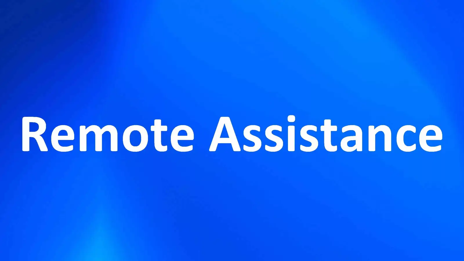 آموزش تصویری اتصال از راه دور به کامپیوتر با Remote Assistance 
