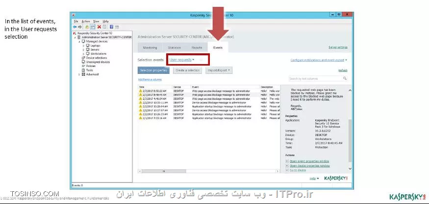 !! Web Control 
وب کنترل یک ساختار فیلترینگ اینترنت برای دسترسی به صفحات وب است ، وب کنترل خیلی شبیه به فایروال کار می کند مدیر شبکه می تواند رول هایی از نوع Allow و Block برای آن تعریف کند و به صورت پیش فرض رول بر روی مد Default rule بوده و دسترسی به تمامی صفحات وب امکان پذیر است . 

نکته : تنها ترافیک های HTTP و HTTPS اسکن می شوند 

- مسدود کردن تهدید 

برای بلاک کردن و جلوگیری از دسترسی صفحات وب مورد نظر فرمت نوشتاری به صورت ? و * خواهد بود مثلاً * shop * یا *.fm . کسپرسکی Endpoint انالیز صفحات وب را انجام می دهد و دارای کلاس بندی زیر است :

- سایت های فروشگاه اینترنتی 

- سایت بانک ها 

- سایت های پرداخت آنلاین 

- سرویس دهندگان ایمیل 

- شبکه های اجتماعی 

- چت روم ها و فروم ها 

- وبلاگ ها 

- سایت های دوست یابی 

- شبکه های کاریابی 

- شبکه های خرید اسلحه و سلاح گرم و سرد 

- سایت های مدیا 

- سایت های دانلود 

- سایت های بازی 

- سایت های قمار بازی 

- سایت های بزرگسالان 

محتوای سایت ها و ادرس URL آنها اسکن می شود و پالیسی بر روی این ویژگی ها پیاده سازی می شود . 

- نحوه مستثنا کردن وب کنترل 

با توجه به مراحل زیر می توان محتوایی که می خواهیم مستثنی شوند ( تراست باشند ) را تعیین کنیم :

||https://tosinso.com/files/get/dbfd1086-824f-4f7d-9df4-ea4a32f0f3c0||

||https://tosinso.com/files/get/d4743af4-ad10-4e2f-92a4-3881dce9ff63||

||https://tosinso.com/files/get/be2f43c5-3993-4dc0-96a8-18a2fb8b207b||

- نحوه گزارش گیری از وب کنترل 

با استفاده از مراحل تصویری زیر می توانید گزارش گیری وب کنترل را چک کرد :

||https://tosinso.com/files/get/b27bc006-c9dd-4cde-aafd-72587cc5822c||

||https://tosinso.com/files/get/930d0792-e586-4feb-8086-f65ae707e20d||

- مشاهده نتایج وب کنترل به کاربران 

همچنین می توان در ابزار وب کنترل آنچه کاربران در هنگام باز کردن یک آدرس یا محتوای ممنوعه اقدام میکنند صفحات هشداری را سفارشی و طراحی کرد :

||https://tosinso.com/files/get/66feae1b-f5c5-490a-9691-a57b473106ae||

ایجاد متن اخطاری  :

||https://tosinso.com/files/get/2aaf85f7-137c-4692-a197-4b02a4cfa4c1||

||https://tosinso.com/files/get/605d781d-afed-4ba4-adc5-931890ab776b||

||https://tosinso.com/files/get/6afa35a2-c4c7-48a9-9014-4ac181a65f59||

||https://tosinso.com/files/get/46d969f9-5f0c-48de-8518-7590cda8a078||


نویسنده : سید احمد توسلی
منبع : |جزیره امنیت اطلاعات و ارتباطات وب سایت توسینسو::https://tosinso.com/security|
هرگونه نشر و کپی برداری بدون ذکر منبع و نام نویسنده دارای اشکال اخلاقی است
