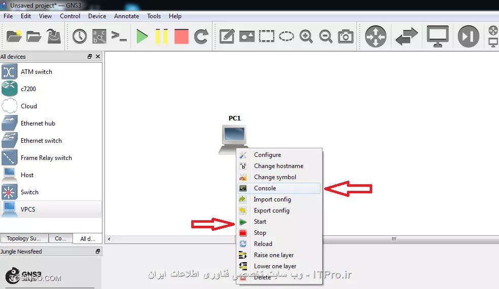 برای pc
<center>
||http://network.tosinso.com/files/get/061aa783-6717-41ee-9bd1-8c5ec84c2a71||
<center>
<center>
||http://network.tosinso.com/files/get/473db2fb-5942-4f8a-8fa2-ecc973ebfb34||
<center>

تنظیمات مرتبط رو برای شروع کار GNS3 توسط آموزشی که لینک دادم بررسی کنید