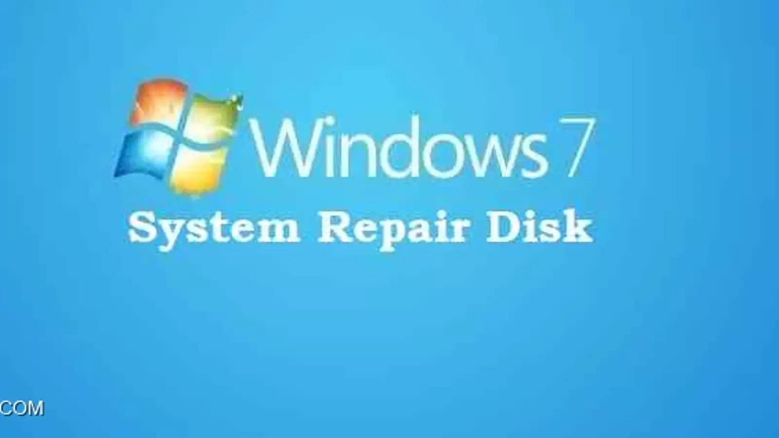 آموزش ساختن System Repair Disk در ویندوز سون