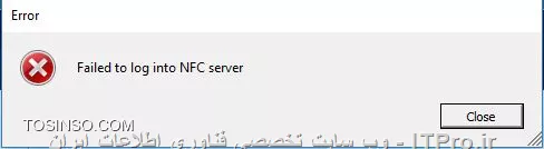 failed to login to nfc server