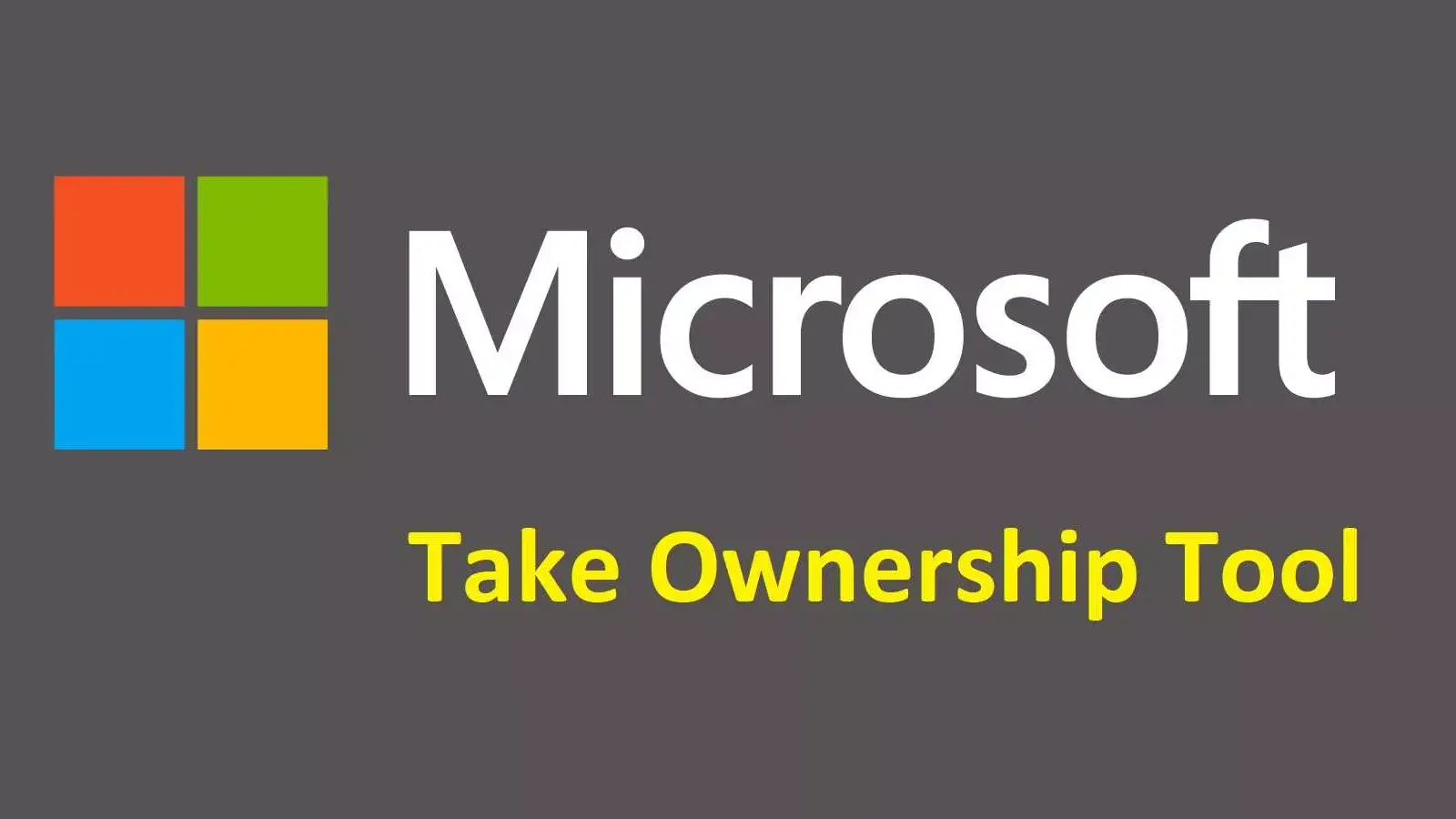 TakeOwnership ابزاری برای گرفتن Ownership با یک کلیک ساده !