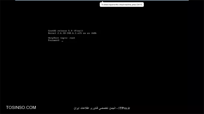 سلام وقت بخیر روی Vmware  یک الستیکس بالا آوردم اما زمانی که میخوام با روت login کنم یوزر رو میتونم تایپ کنم اما در هنگام زدن password هیچ کدوم از کلید های کیبورد کار نمیکنه.چطور میتونم این مشکل رو برطرف کنم؟
||http://tosinso.com/files/get/4900d50c-6ca9-4697-a5b8-3c66b3631d76||