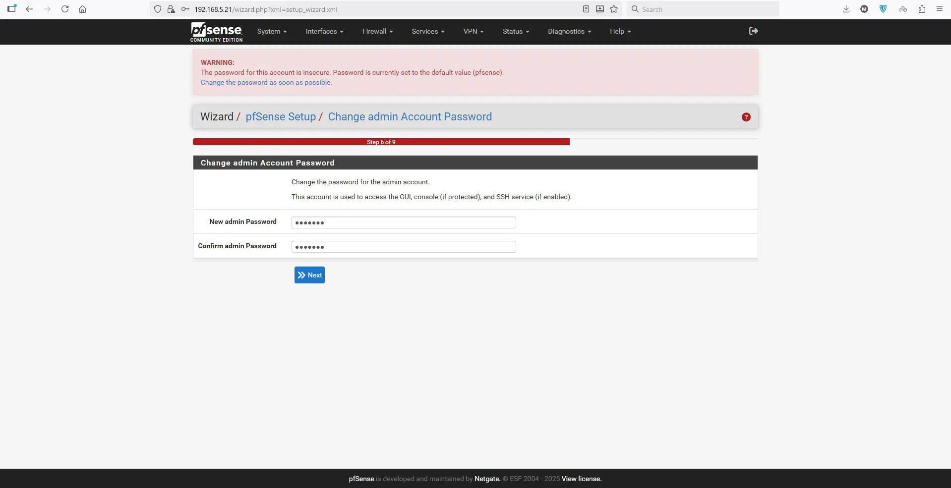آموزش نصب  pfsense