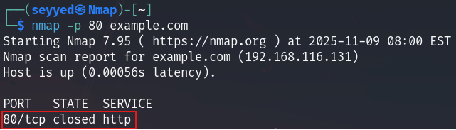 آموزش استفاده از ابزار Nmap