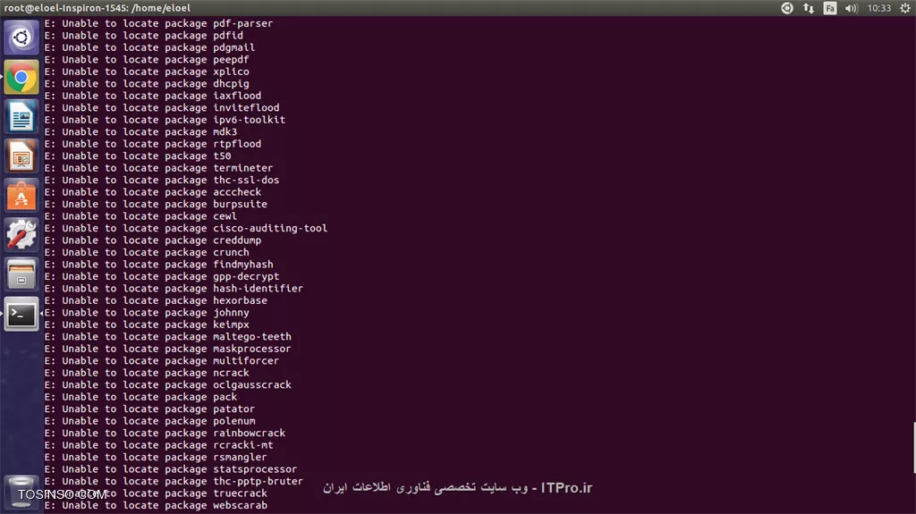 سلام من توی دانلود ابزار ها و منوی کالی مشکل دارم اروش اینه:
 unable to locate pakage
اینم عکسش :
||http://security.tosinso.com/files/get/4a4e3e4b-4c94-4731-9908-129452d4a32e||
خیلی لطف میکنید اگه \اسخ بدید
