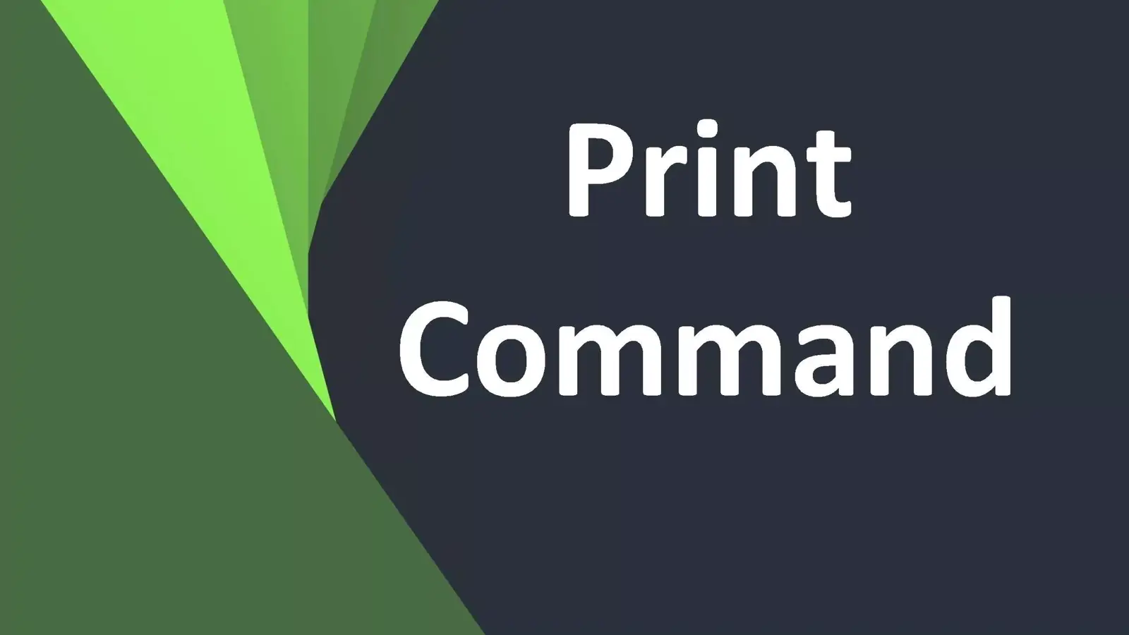 آموزش پرینت گرفتن با دستور CMD ویندوز